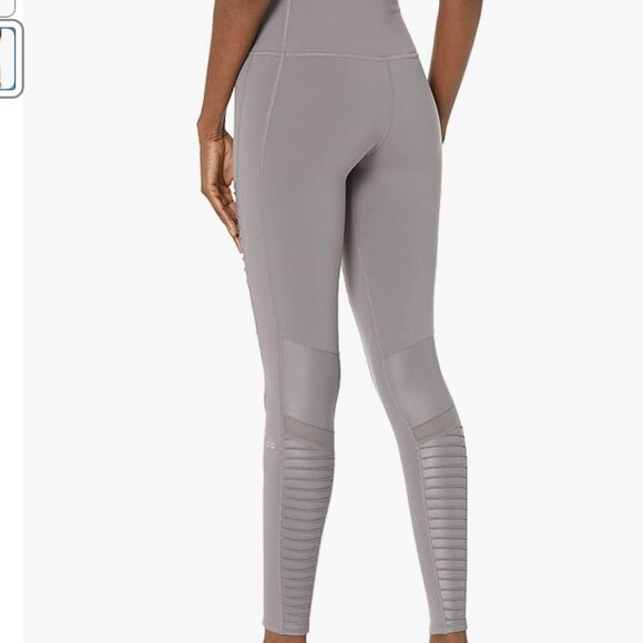 Alo Yoga Womens High Waist Moto Legging Fitted - Picture 2 of 5